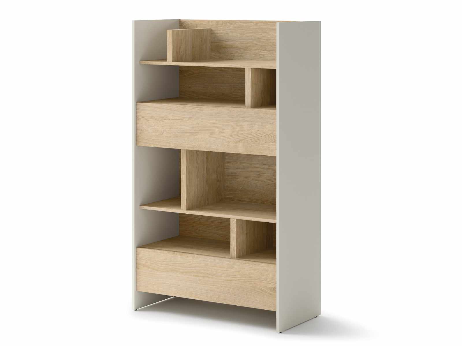 Bibliothèque CONCEPTION PRO 158 cm cachemire/chêne nagano