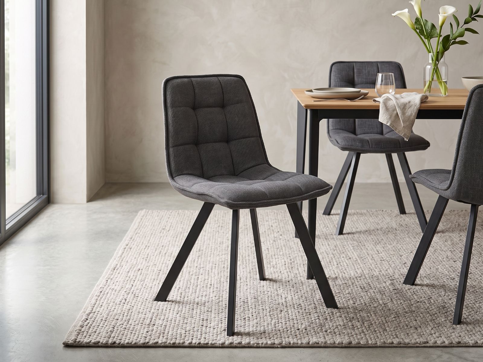 Chaise ELEGA anthracite