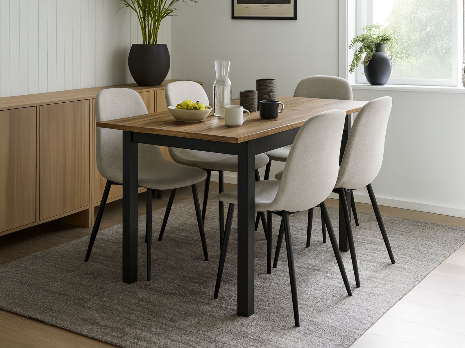 Table repas extensible OLIANNE 130 > 175 cm épicéa appenzeller