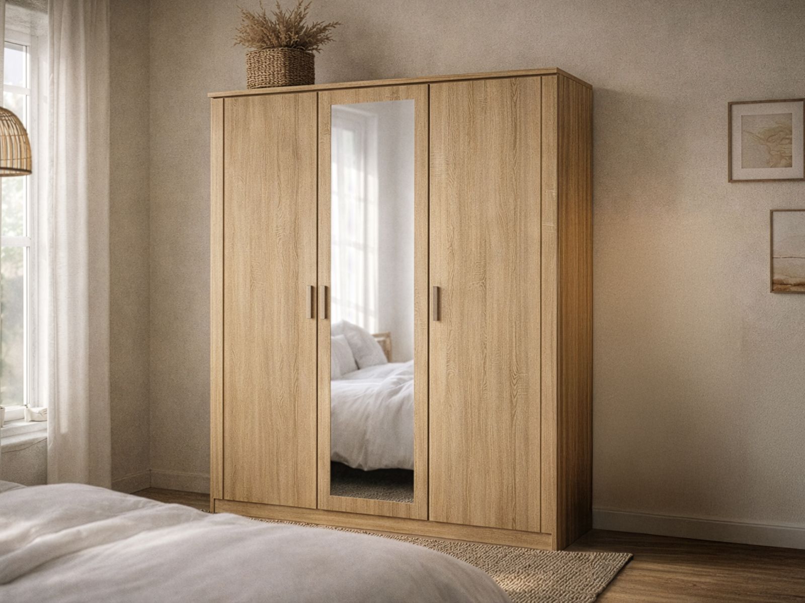 Armoire RIGA 3 portes sonoma