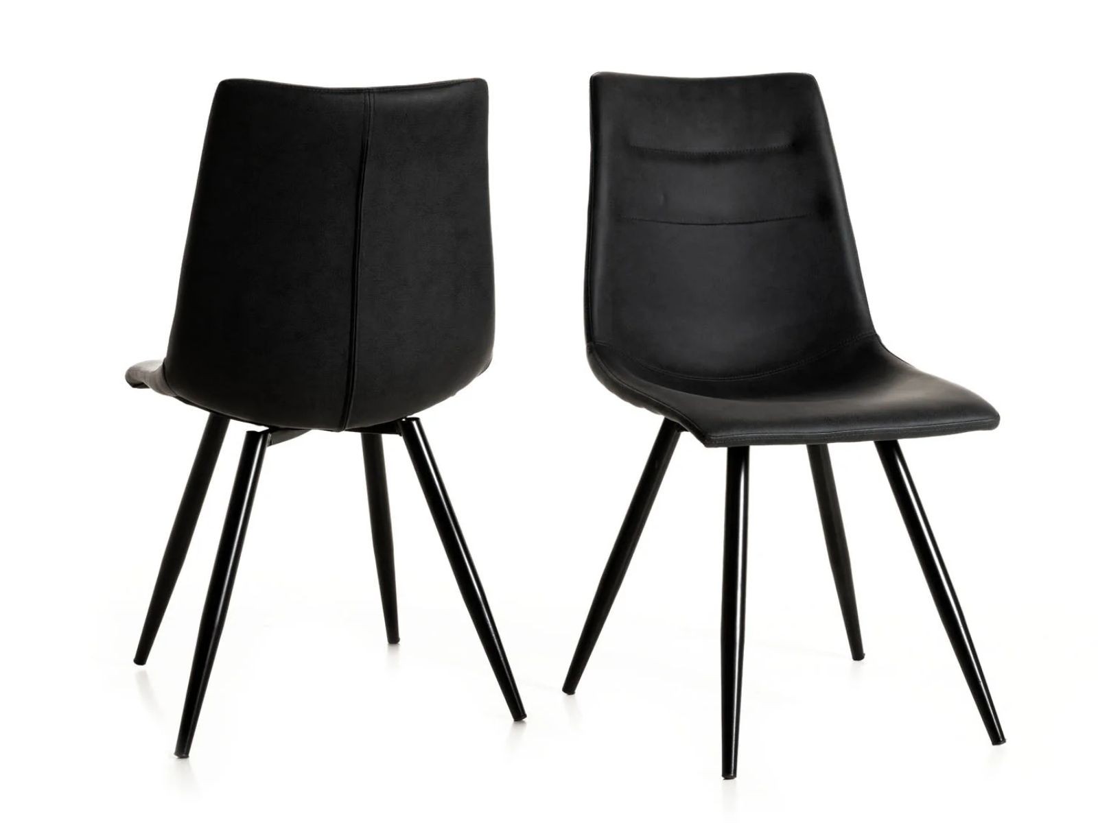 Lot de 2 chaises ONNIX noir