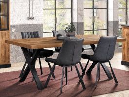 Table repas rectangulaire OBI 200 cm bois tropix