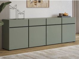 Buffet/bahut CROSSAIR 4 portes 4 tiroirs vert