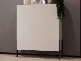 Armoire JUKAMI 2 portes cachemire