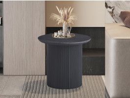 Table basse LARUSSO 50 cm brun foncé