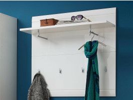 Porte-manteaux PITTA blanc brillant