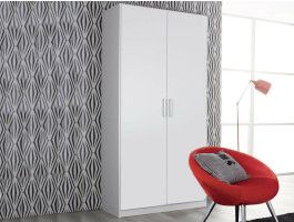Armoire ALBANO 2 portes blanc