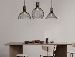 Luminaire suspendu FELICITA 3 lampes noir