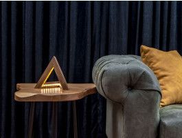 Lampe de table TRIGOLI 1 lampe brun