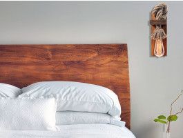 Applique murale ORVIETO 1 lampe brun