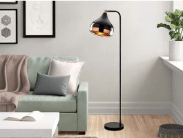 Lampadaire GUIDONIA 1 lampe noir