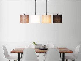 Luminaire suspendu VALERY 4 lampes multicolore