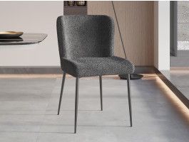 Chaise MARLENE gris foncé