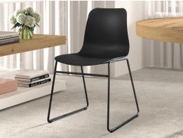 Chaise POLLY noir