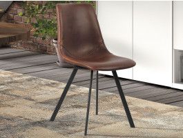 Chaise OSMOSE brun