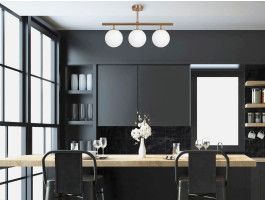 Plafonnier BURICA 3 lampes vintage