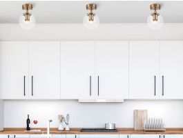 Plafonnier ATMANI 1 lampe doré