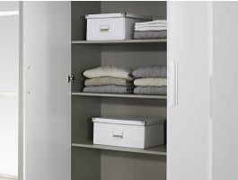 Etagère MINOTOR 66x38 cm lin naturel (lot de 3)