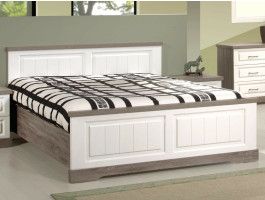 Lit IVANA 180x200 cm truffe/porcelaine