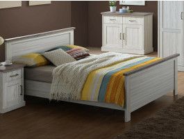 Lit ELANO 140x200 cm chêne clair/sonoma