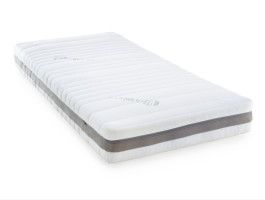 Matelas DELUXE 90x200 cm ressorts ensachés + mousse HR 40 kg/m³
