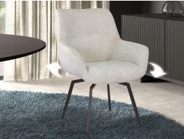 Chaise pivotante MODIL écru