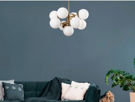 Luminaire suspendu MIDOUNI 9 lampes vintage