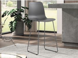 Tabouret de bar MARIPALO gris