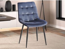 Chaise JUTTO gris foncé