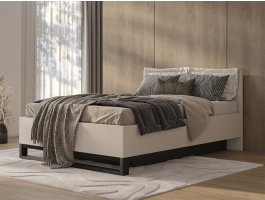 Lit HAMETTE 160x200 cm cachemire