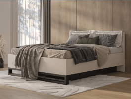 Lit HAMETTE 180x200 cm cachemire