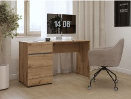 Bureau CROSSAIR 130 cm chêne wotan