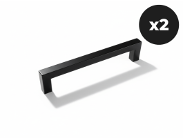 Lot de 2 poignées WASHING noir