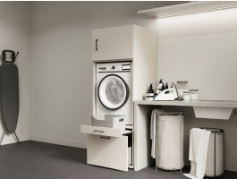 Meuble WASHING 1 machine cachemire avec 1 surmeuble