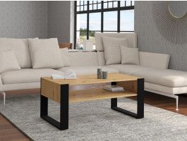 Table basse NAKUMI 110 cm chêne artisan