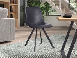 Chaise moderne YUKA noir