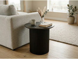 Table basse LARUSSO 50 cm brun foncé