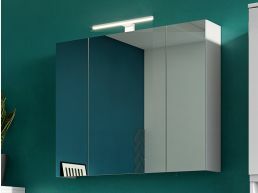Armoire de toilette SALINO 3 portes blanc