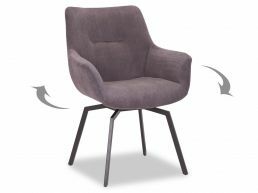 Chaise pivotante MODIL gris