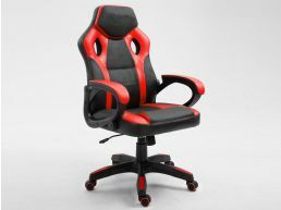 Chaise gaming SPOKE rouge/noir