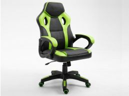 Chaise gaming SPOKE vert/noir