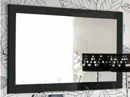 Miroir ETNA 140 cm noir brillant