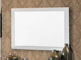 Miroir rectangulaire MARIO 80 cm blanc brillant