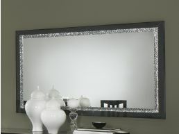 Miroir REBECCA 140 cm noir laque