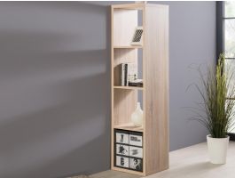 Bibliothèque MAXIM 4 niches chêne sonoma