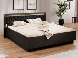 Lit ARNOLI 180x200 cm noir