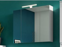 Armoire de toilette SALINO 3 portes blanc
