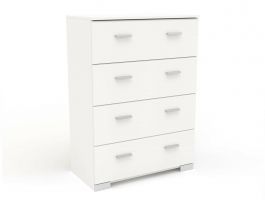 Commode INFINITY II 4 tiroirs blanc