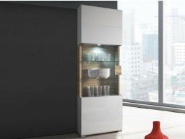 Colonne TORERO 1 porte sanremo/blanc laqué