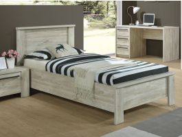 Lit IVAN 90x190 cm chêne plage